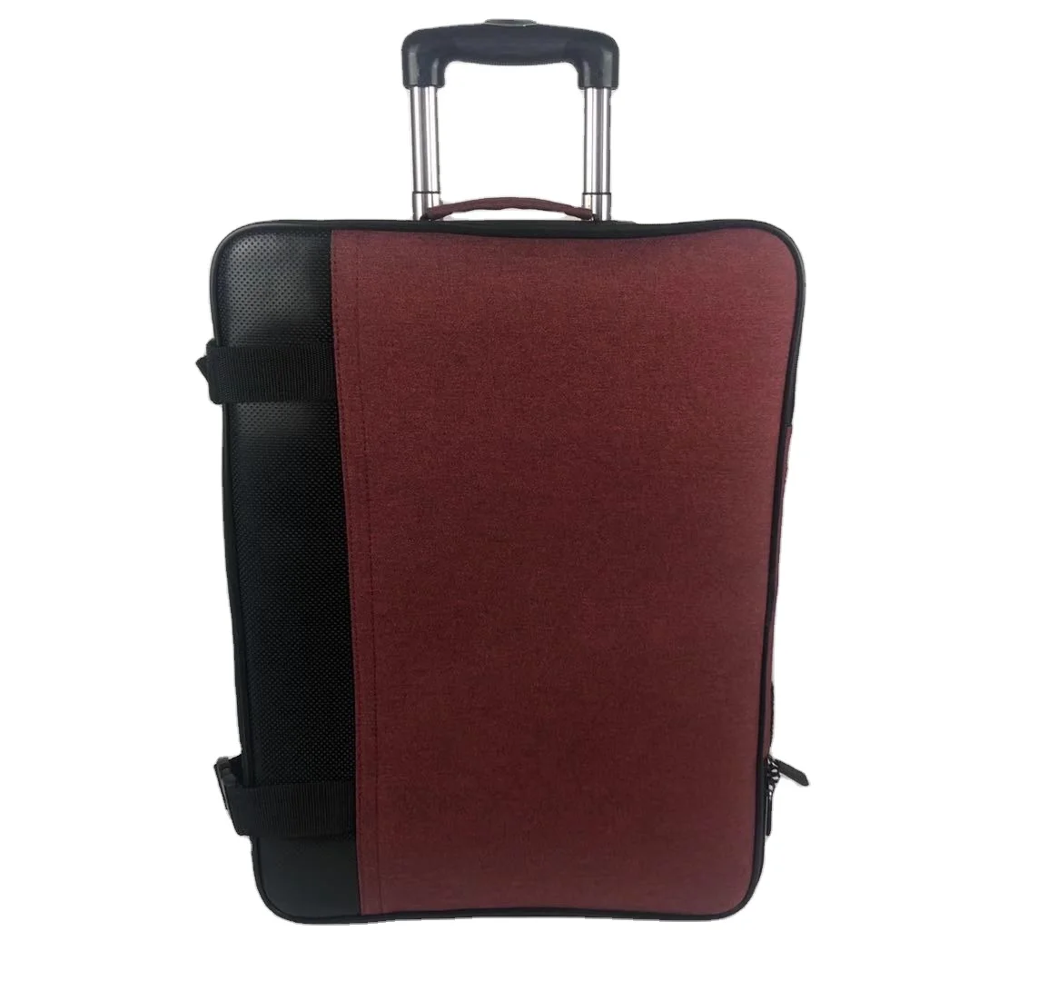 2021 New Design Wholesale OEM ODM  Polyester Travel Foldable Luggage With Durable Wheel