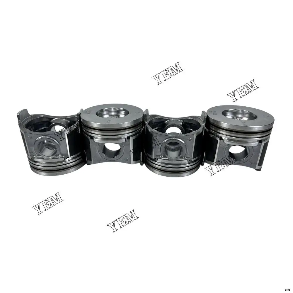 V2607 Engine Piston Kit With Piston Pin 1J706-2111 for Kubota Forklift Excavator & Skid Loader Engine