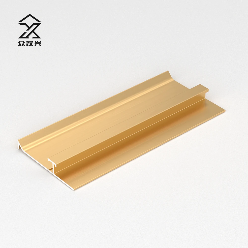 Wholesale Wall Foot Decoration Hidden Multi Color Aluminum Alloy Edge Trim profile Baseboard Skirting Board supplier