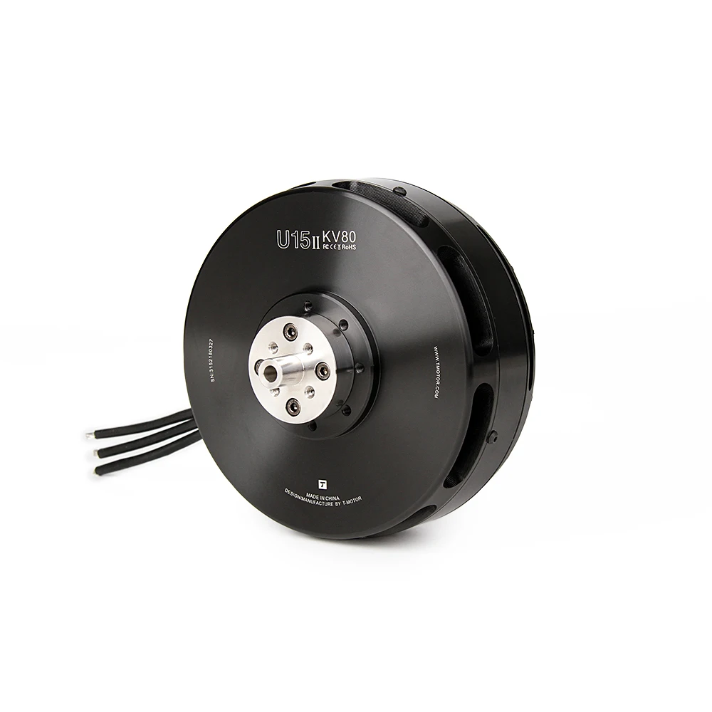 T-MOTOR U15 II KV100 Outrunner Waterproof 12-24S Brushless Motor for Freight Transport & Manned Uav Giant Multi-copter Drone