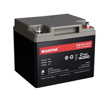 SANTAK High Quality 12V 38Ah UPS Battery Sealed Lead-Acid Battery for Uninterruptible Power Supplies
