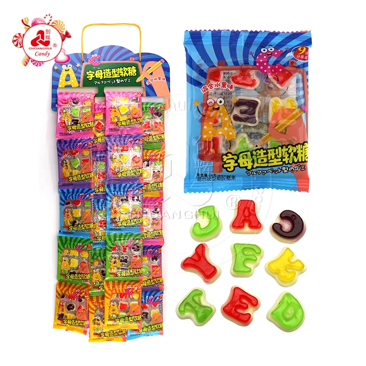 Alphabet gummy candy