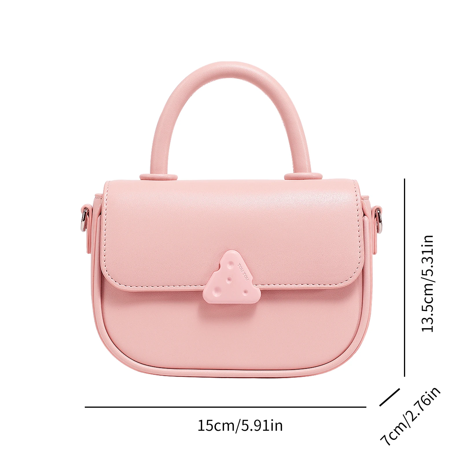 TOUTOU Fashion Cute Pink Saddle Bag, Versatile Casual Handbag, Women's  Chain Bag Crossbody Bag For Commuter Daily - Buy TOUTOU Fashion Cute Pink  Saddle Bag, Versatile Casual Handbag, Women's Chain Bag Crossbody Bag For  Commuter