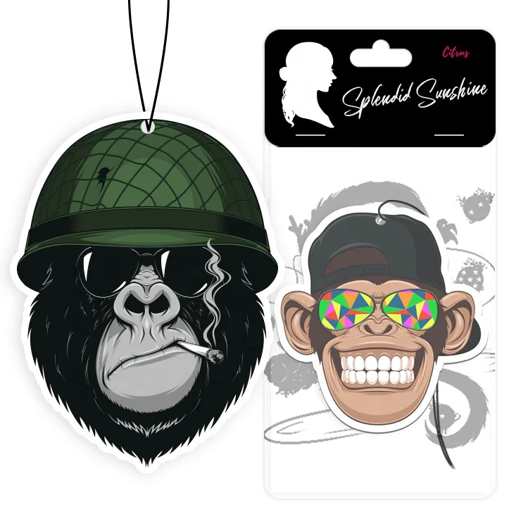 Бумажный недорогой освежитель воздуха для автомобиля от производителя, ароматизатор для Карлоса на заказ