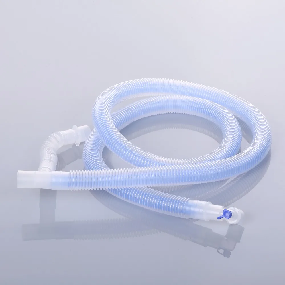 Coaxial Adult Breathing Circuit with Anesthesia Mask Breathing Bag Smoothbore Length 20cm Breathing Circuit Babies Bubble Cpap