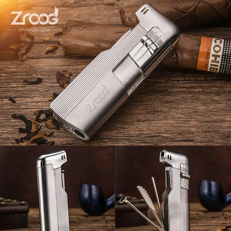 Lovisle 3-in-1 Butane Jet Lighter Multi-Function Gas & Pipe Tool for Cigarettes for Giveaways