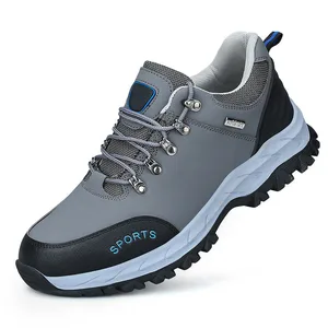 JIANKUN New Style Wear Resistant Safety Shoes Steel Toe Work Boots for Men Industrial Outdoor Shoe Safety