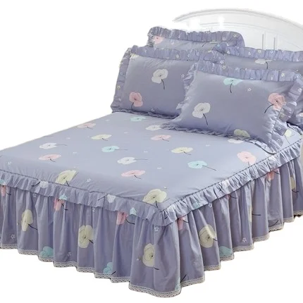 china manufacture lace bed skirt cover set - buy bed skirt,bed