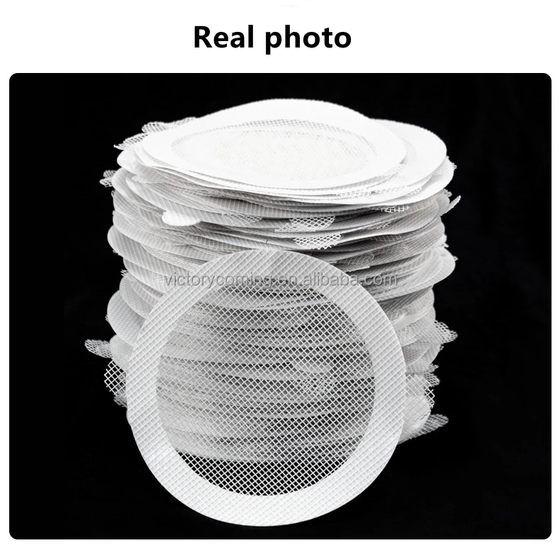 Bathroom Large Mesh Stickers Shower Sink Drain Strainer Disposable Shower Drain Hair Catcher