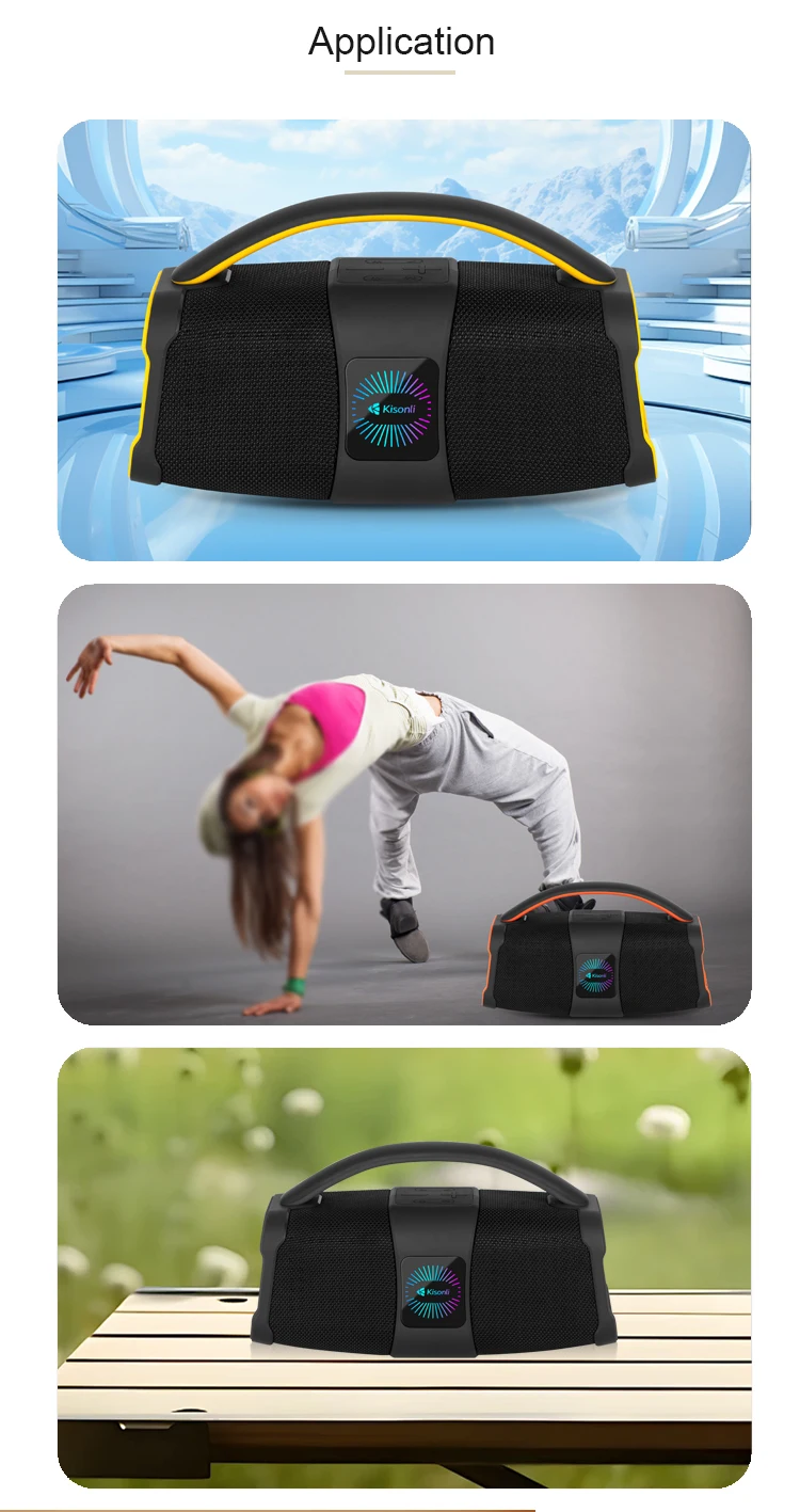 Kisonli K5 16w Blue Tooth Surround Speaker Portable Audio Player