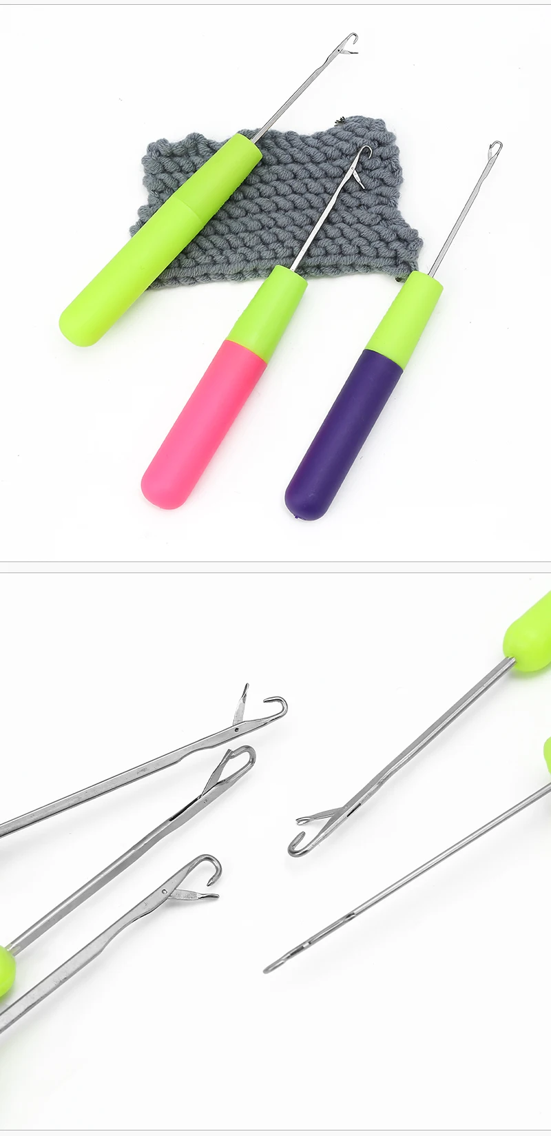 Jp Crochet Latch Hook Wig Making Tools Plastic Handle Knitting Tool