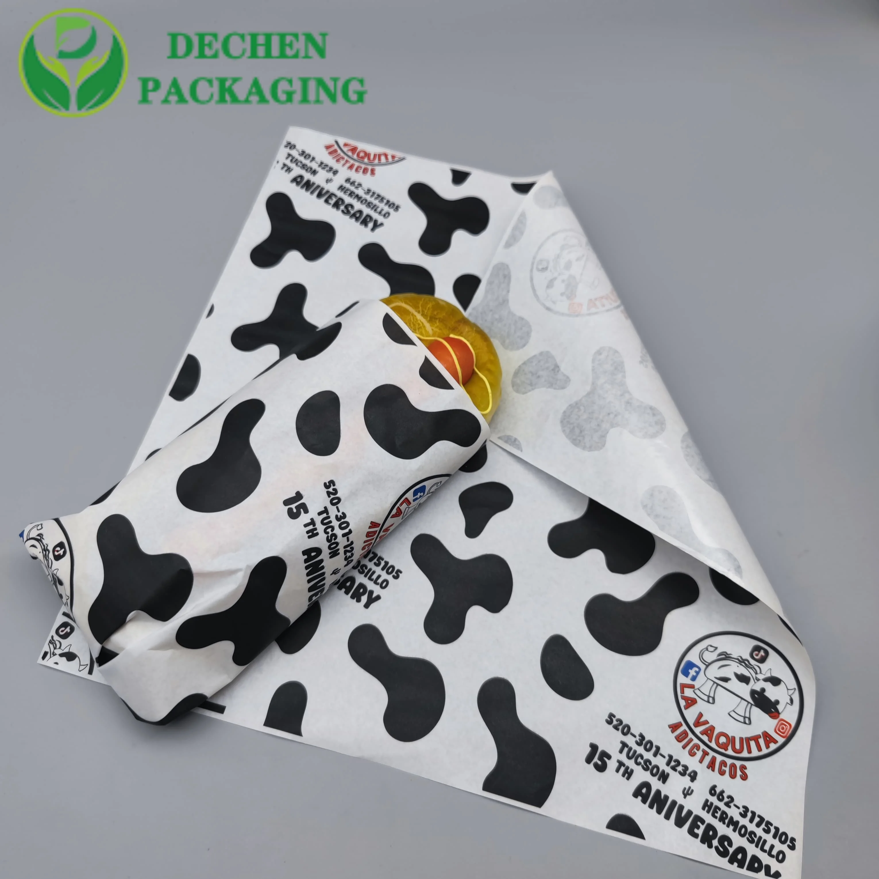 200 Fogli Carta Oleata Per Alimenti 30x20cm - Per Panini, Hamburger E Patatine - Foto 4