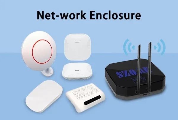 Ip54 Router Carrier Ak-NW-Series IoT Sensor Plastic Router Enclosure - Waterproof WiFi Box ...