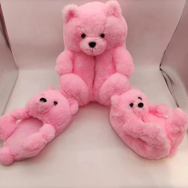 TL02 Новые поступления, 21 цвет, 7C-12C, детская обувь для дома Тедди, тапочки для детей