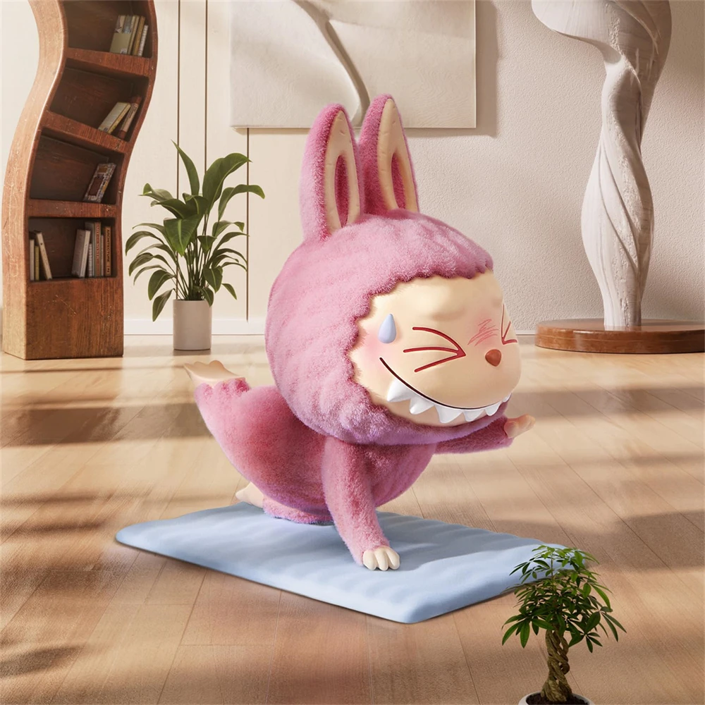 POP MART Labubu Lazy Yoga Series - Mystery Blind Box Toys
