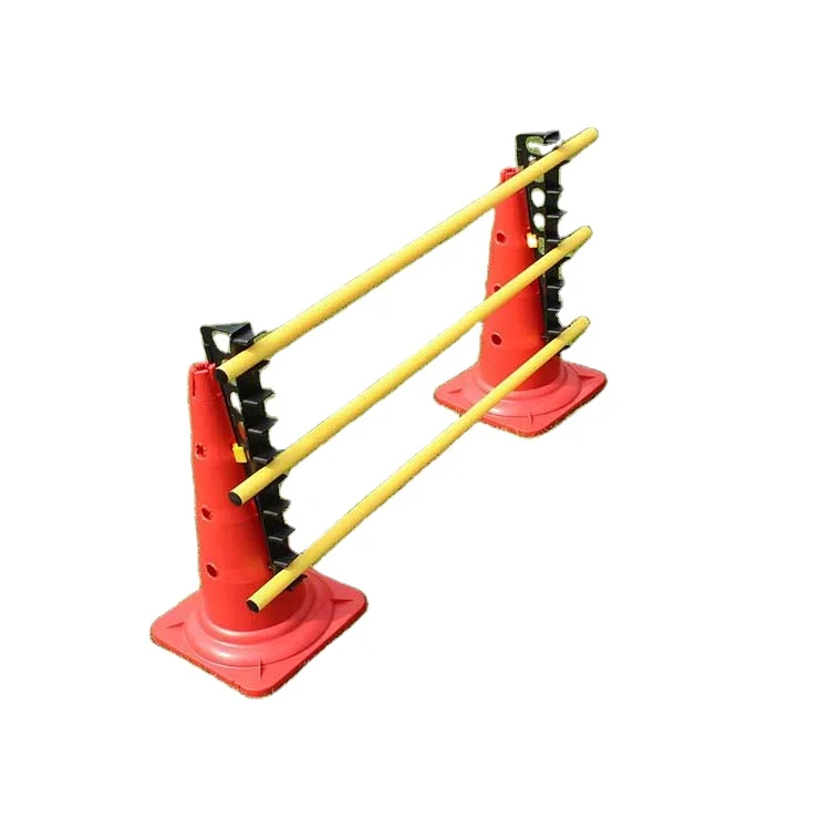 kindergarten kids sports training plastic mini adjustable hurdle