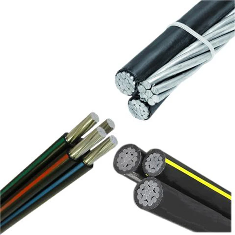 China Factory Price Quadruplex PVC Drop Urd Power XLPE Electric Aluminum ABC Cable