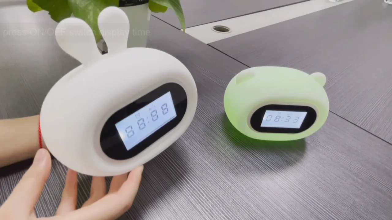 Bulk Rgb Atmosphere Light Alarm Clock Bedside Lamp Brightness