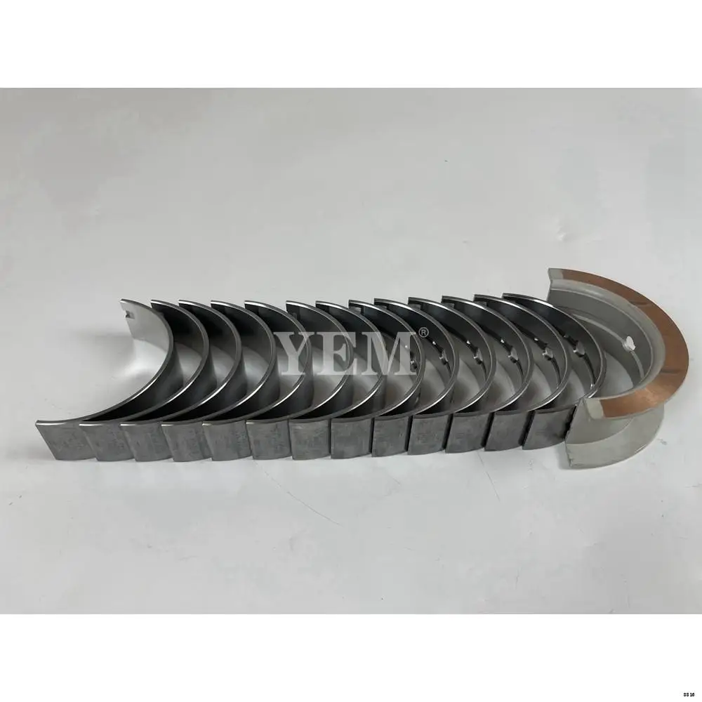 Engine Crank Bearings Fit for Komatsu 6D102 Harvester Spare Parts