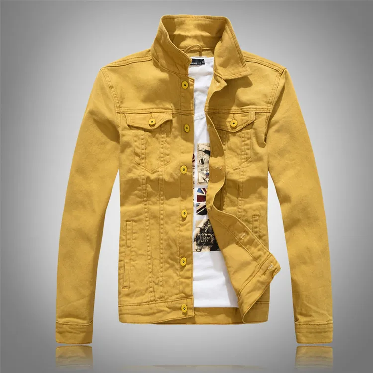 Spring and Autumn Casual Denim Jacket, Men's Top, Casual