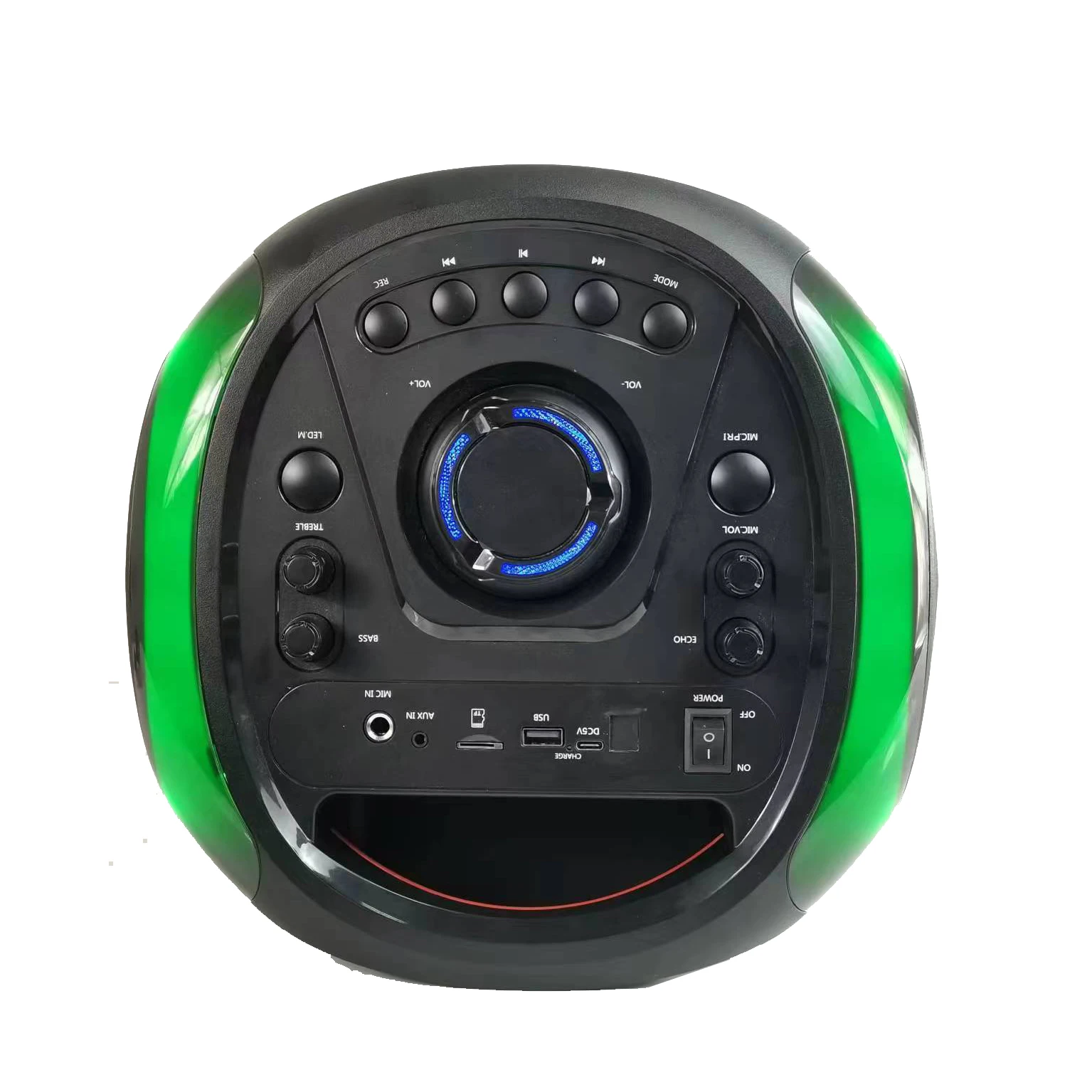 RX-8245 Party Speaker - Dual 8 Inch, Multi-Function Audio