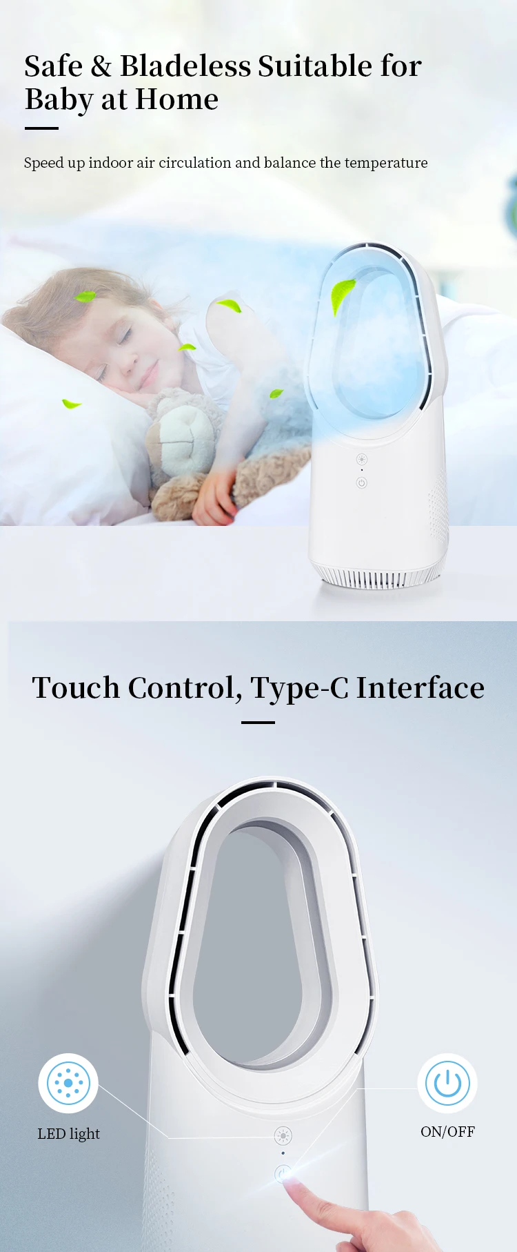 Electric Desk Fan, 12V, Battery, Plastic - detail 18