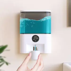 500ml Smart with Cups Mouthwash Dispenser Electric Mouthwash Dispenser Set for Bathroom Automatic for Bathroom with Cups