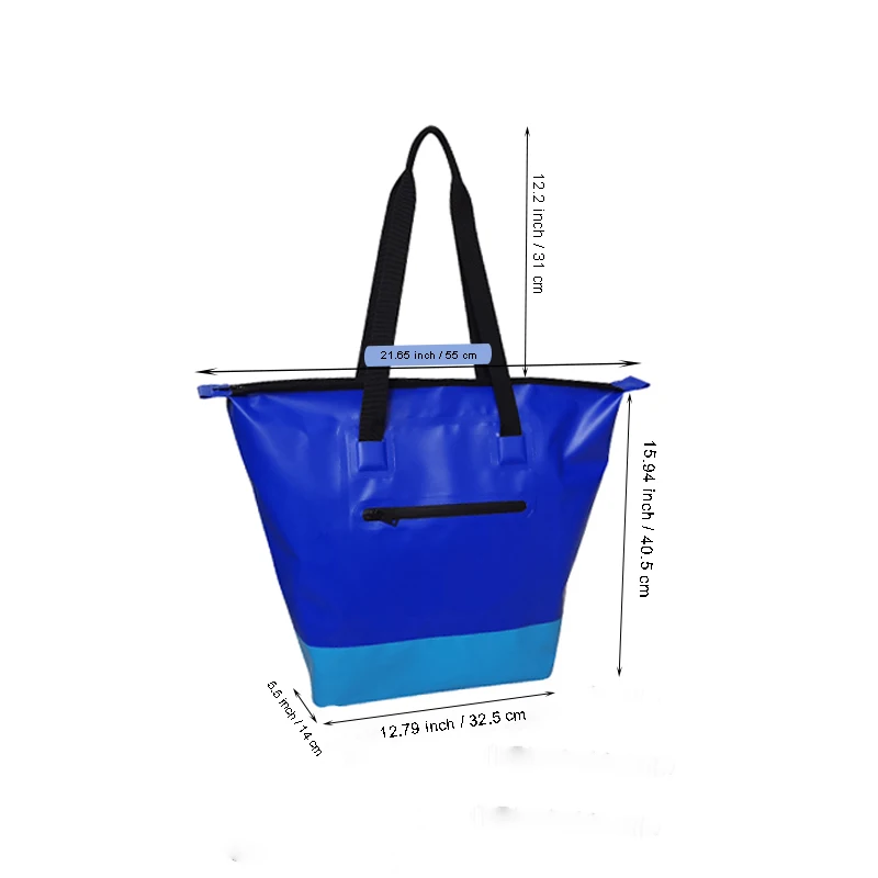 Hot Sale 500d Pvc Tarpaulin 1520l Waterproof Dry Bag Tote Bag