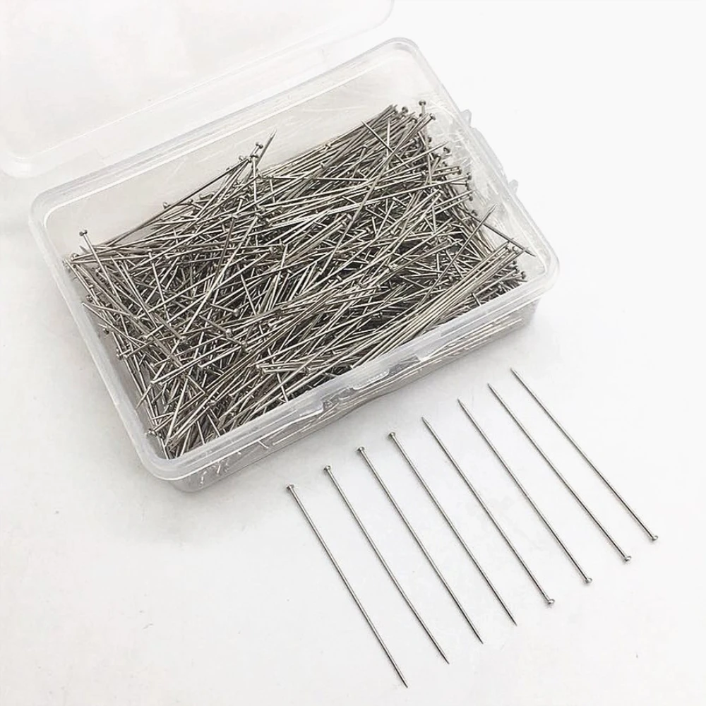 300 Spilli Da Cucito Con Testa Colorata | 32mm - Foto 10