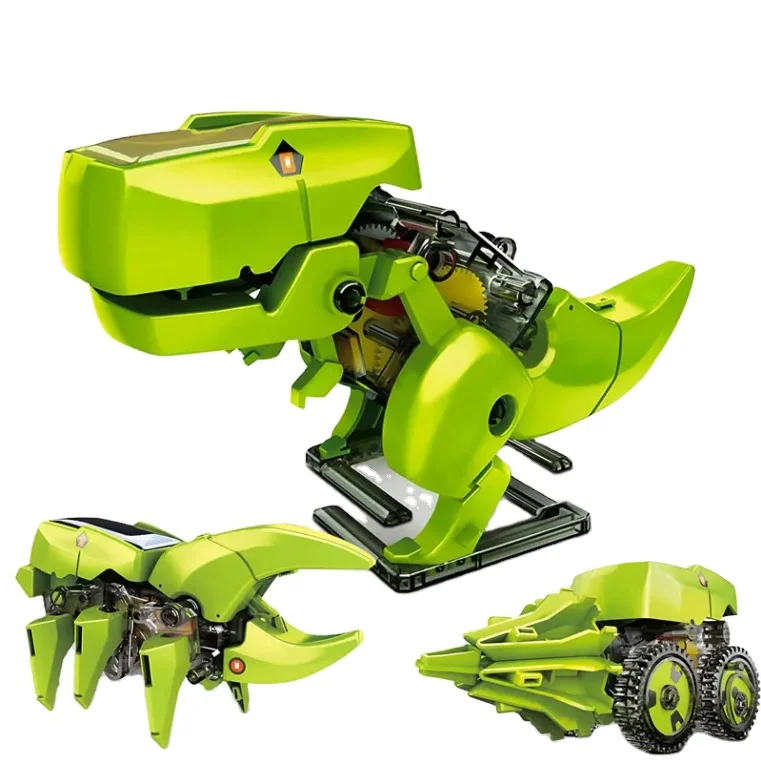 Игрушка с динозавром на солнечной энергии