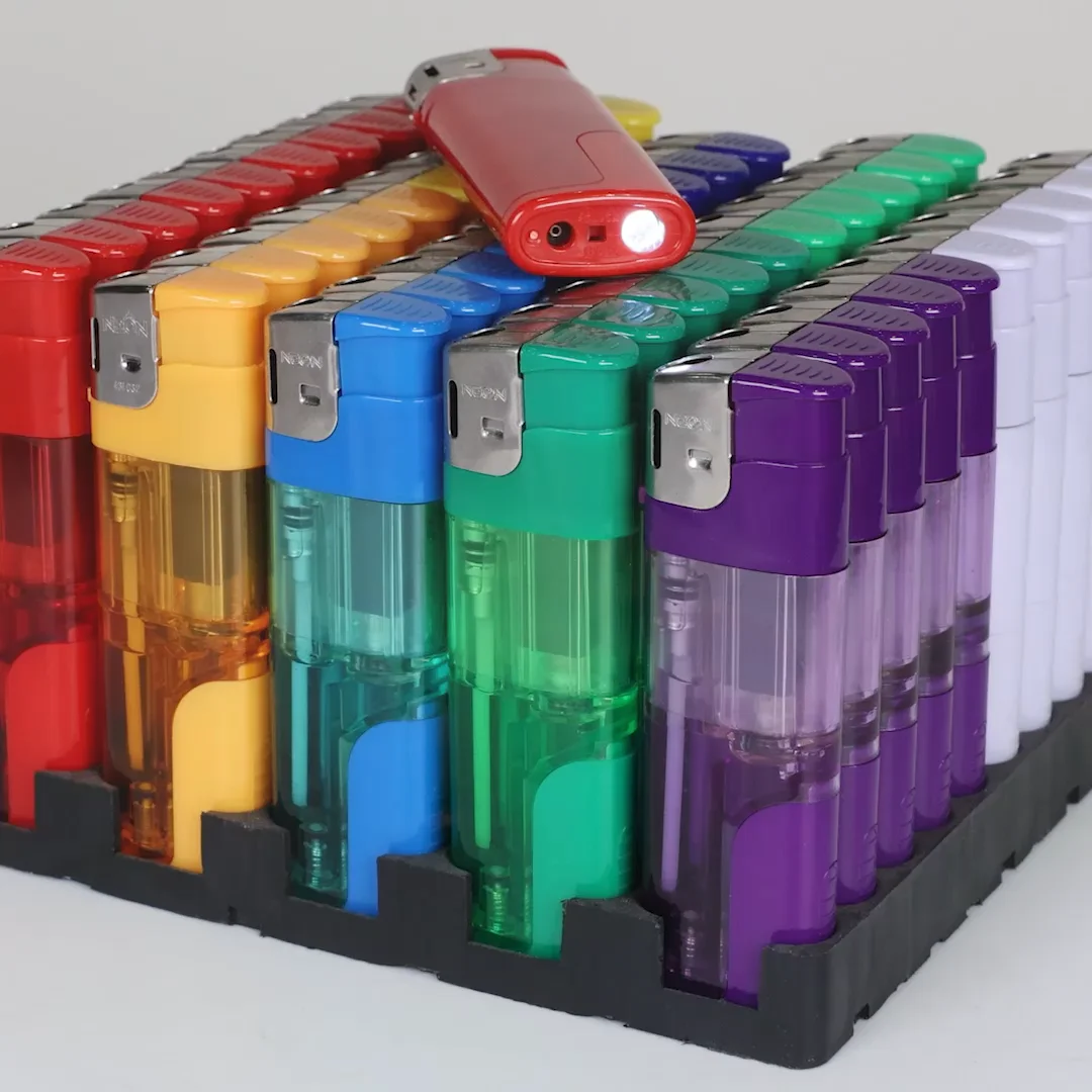Plastic Smoking Gas Lighter Factory Encendedor Wholesale Electronic