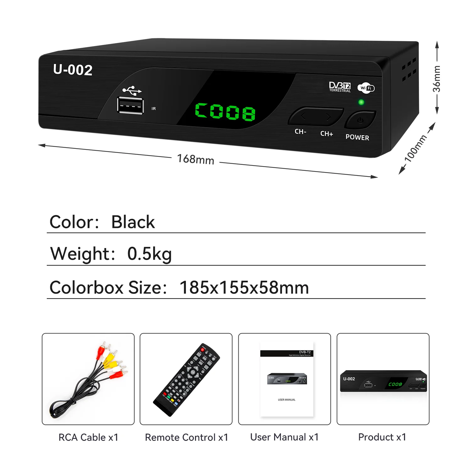 Free Oem/odm Wholesale Dvbt2 Decoder Box Digital Decoder Receiver Tuner