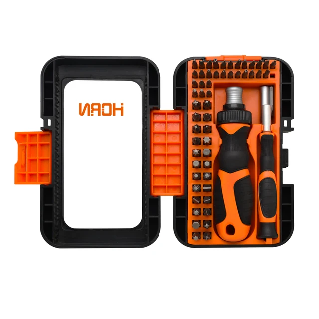 Professional 57PCS Screwdrivers Tool Set Ratchet Handle Screwdriver Bits Household Hand Tools Set