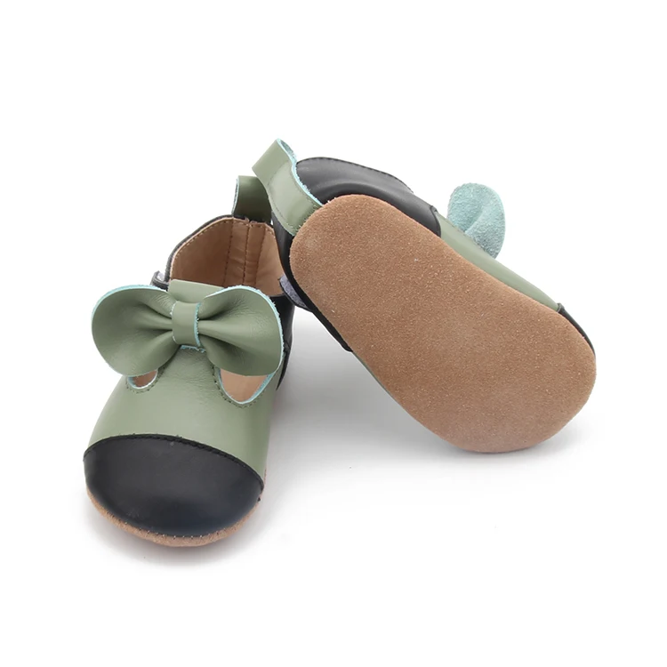 Fashion Genuine Leather Soft Sole New Born Baby Girl Shoes 6-12months Girl Shoes For Kids