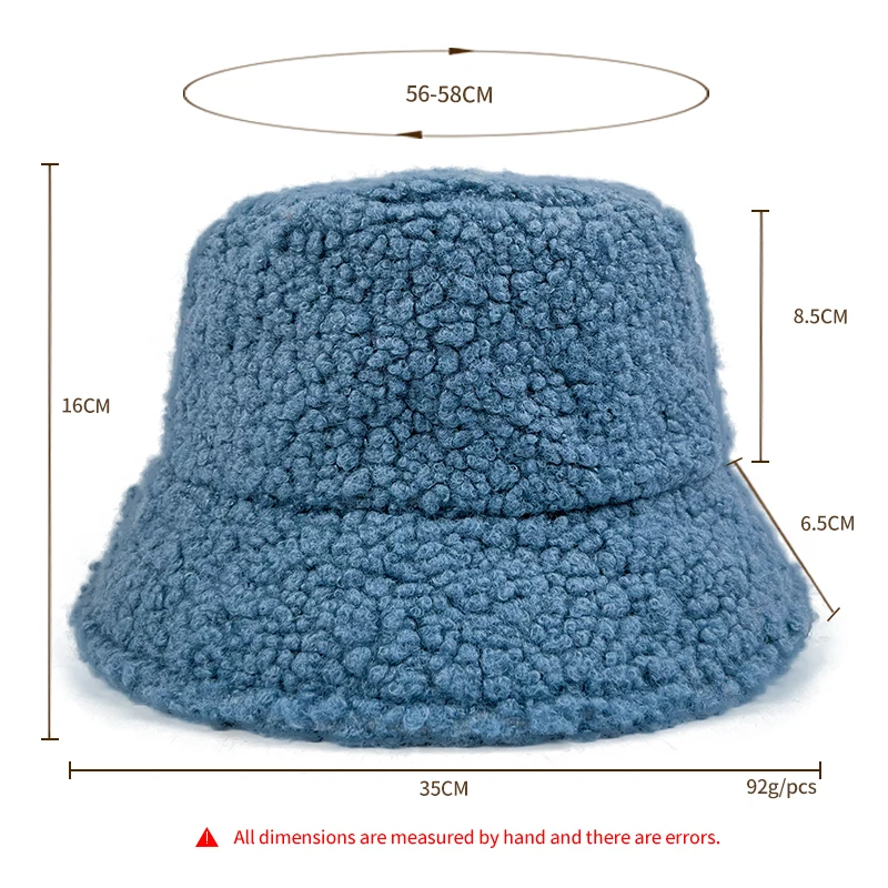 Custom Logo Furry Warm Hats Winter Sherpa Bonnet Cashmere Plush Fur ...