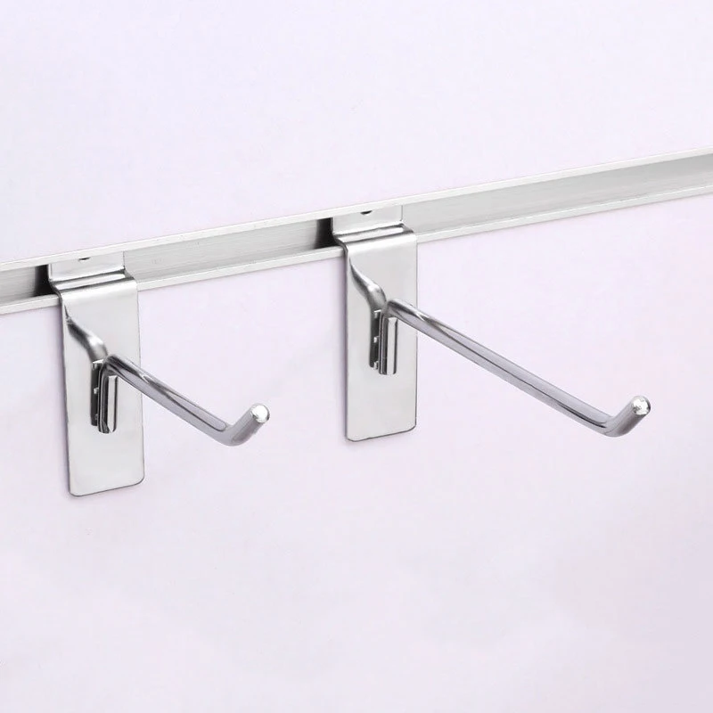 SLATWALL HOOK Perforated Pagboard Hook with Price Tag SINGLE Double Line Hook for Hanging