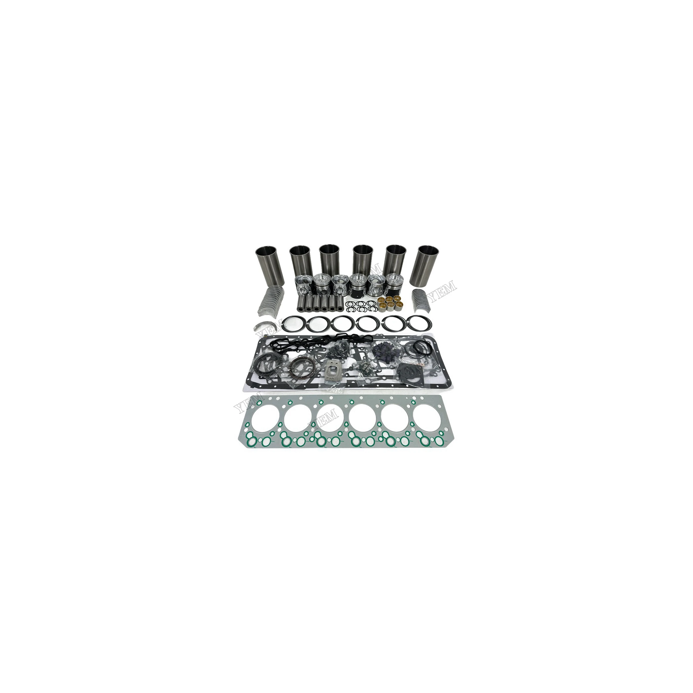 Overhaul Kit With Bearing Set Compatible for Doosan / for Develon DL06 Engine Replacement Parts