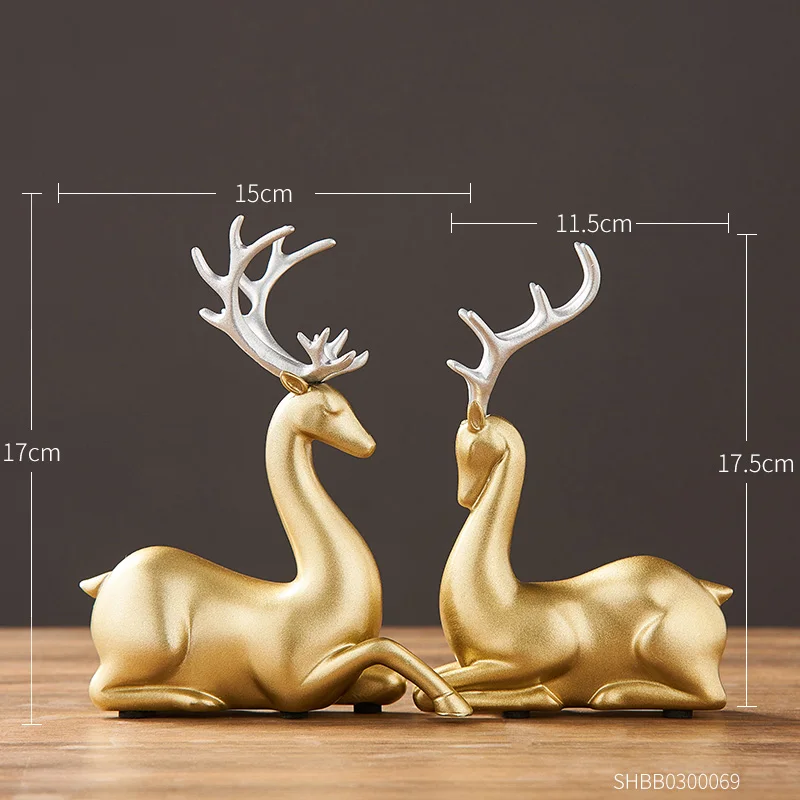 子鹿の置物 鹿のオブジェ L インテリア雑貨通販・取扱い rusk（ラスク）