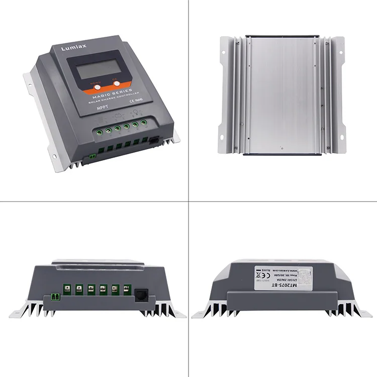 Lumiax Factory RS485 Bluetooth Voltage Regulator 20A 12v 24v MPPT Solar Charge Controller