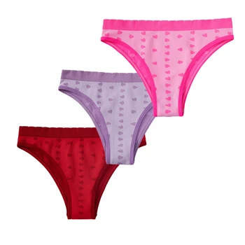 New Design Cute Love Pattern Skin Friendly Comfortable Seamless Women's Panties High Quality Breathable Women's Underwear