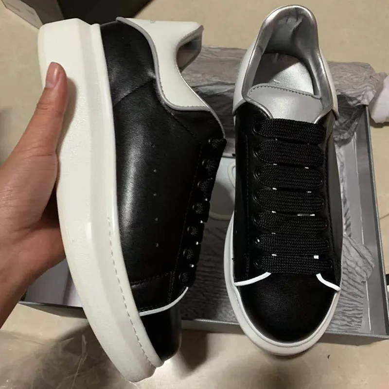 New 2023 white Graffiti Oversized mens brand casual sneakers genuine leather queen women luxury original quality designer shoes