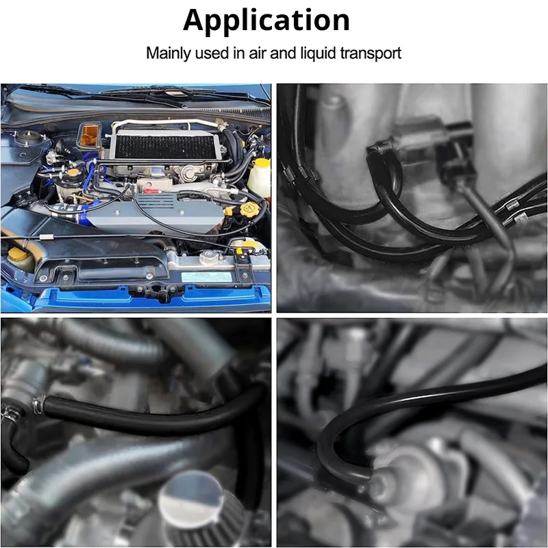 Factory Custom High Performance Silicone Coolant Radiator Hose Tube High Temperature Food Grade Silicone Vacuum Hose