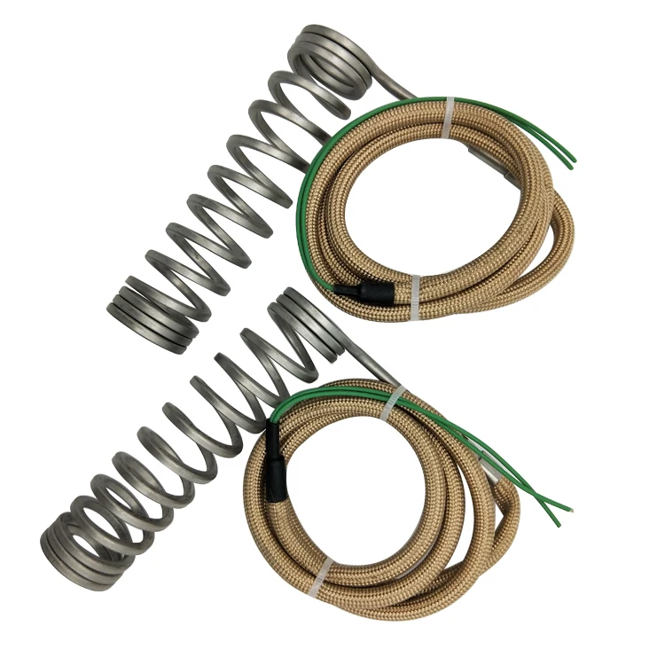 High Temperature 1000 Watt Heating element Hot Runner Spring Flat Coil Electric Heater for Injection Machine