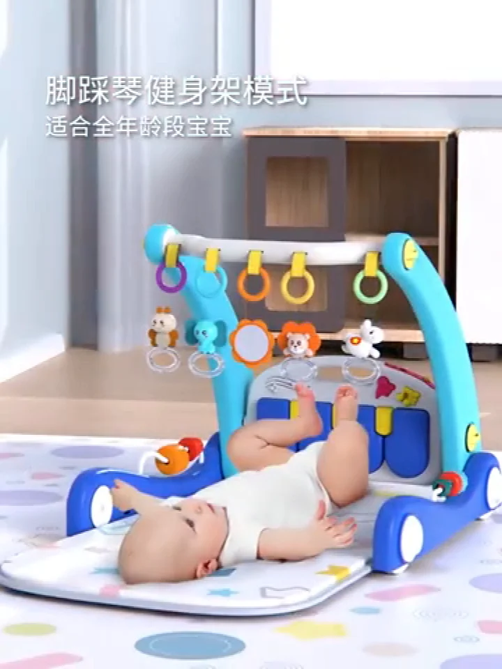 2 In 1 Baby Walkers Toy Playmat Baby Fitness Piano Baby Play Gym Buy