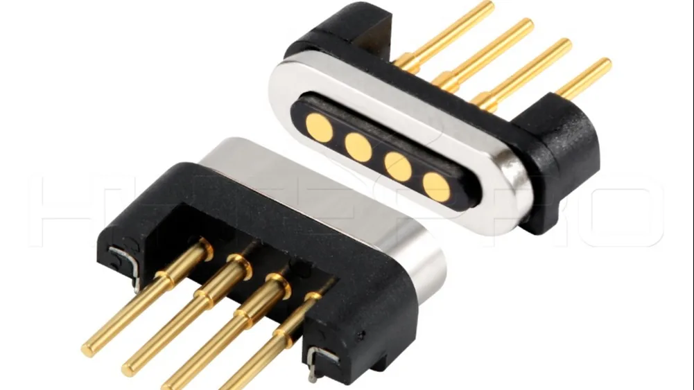 Positive Male Female Dc Power Plug 4 Pin Electrical Connector