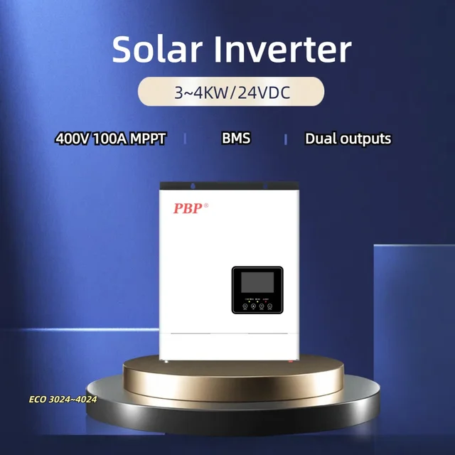 PBP Inverters Converters 3Kw Inverter 4kw 6kw 8Kw 10Kw Off Grid Hybrid Solar System Inverter With Lifepo Battery Dc to Ac