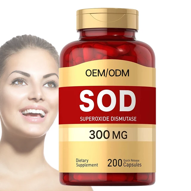 New Arrival High Quality Dietary Supplement SOD Plus Capsules Immune Support Superoxide Dismutase Supplement