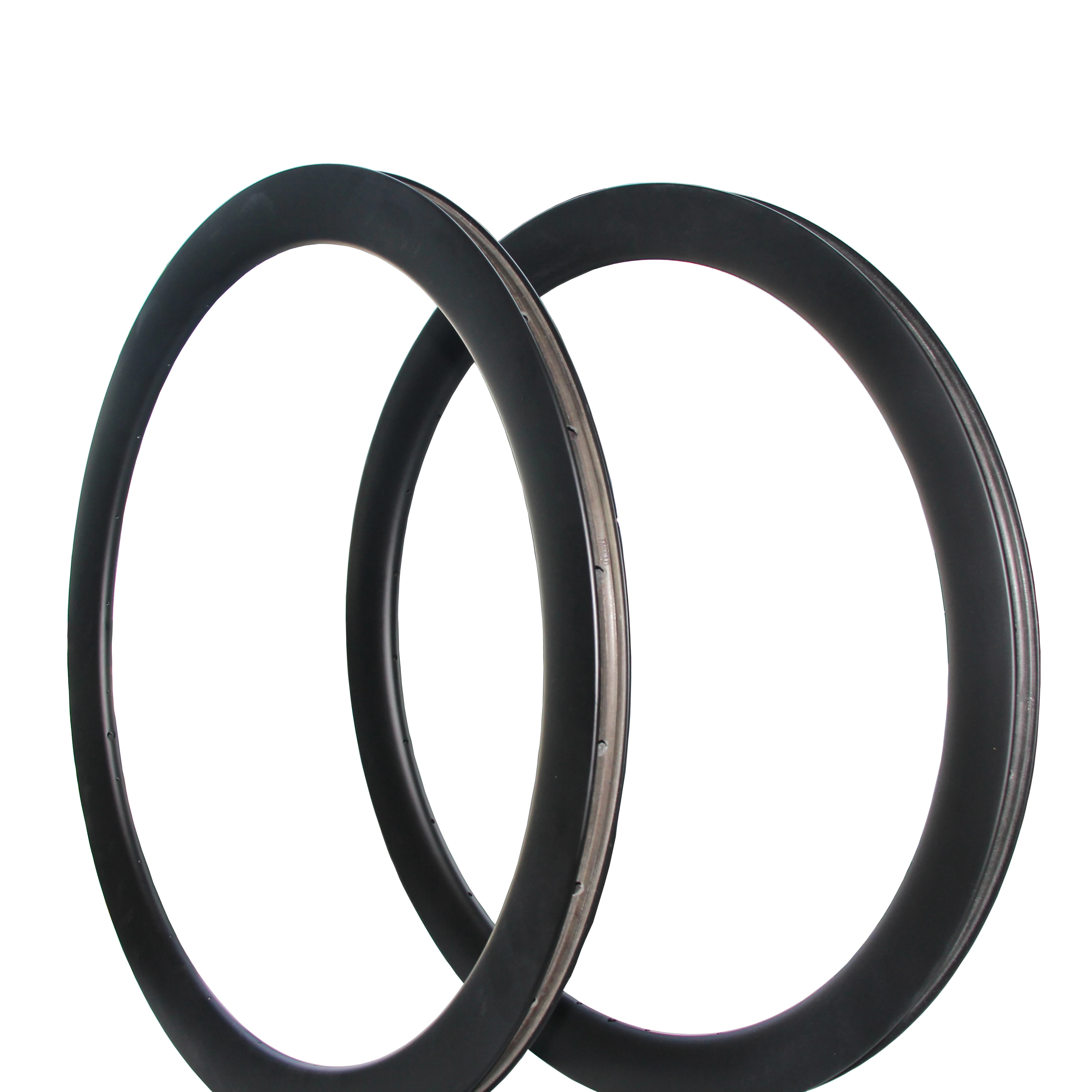 Carbon Bike 700c 50mm 45mm Clincher Bicycle Wheel Disc Brake Powerway ...