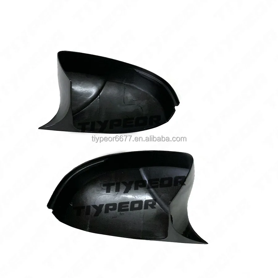 product for honda fit 2014   2018 wing mirror cap covers without gap glossy black one pair exterior accessories body kits-7