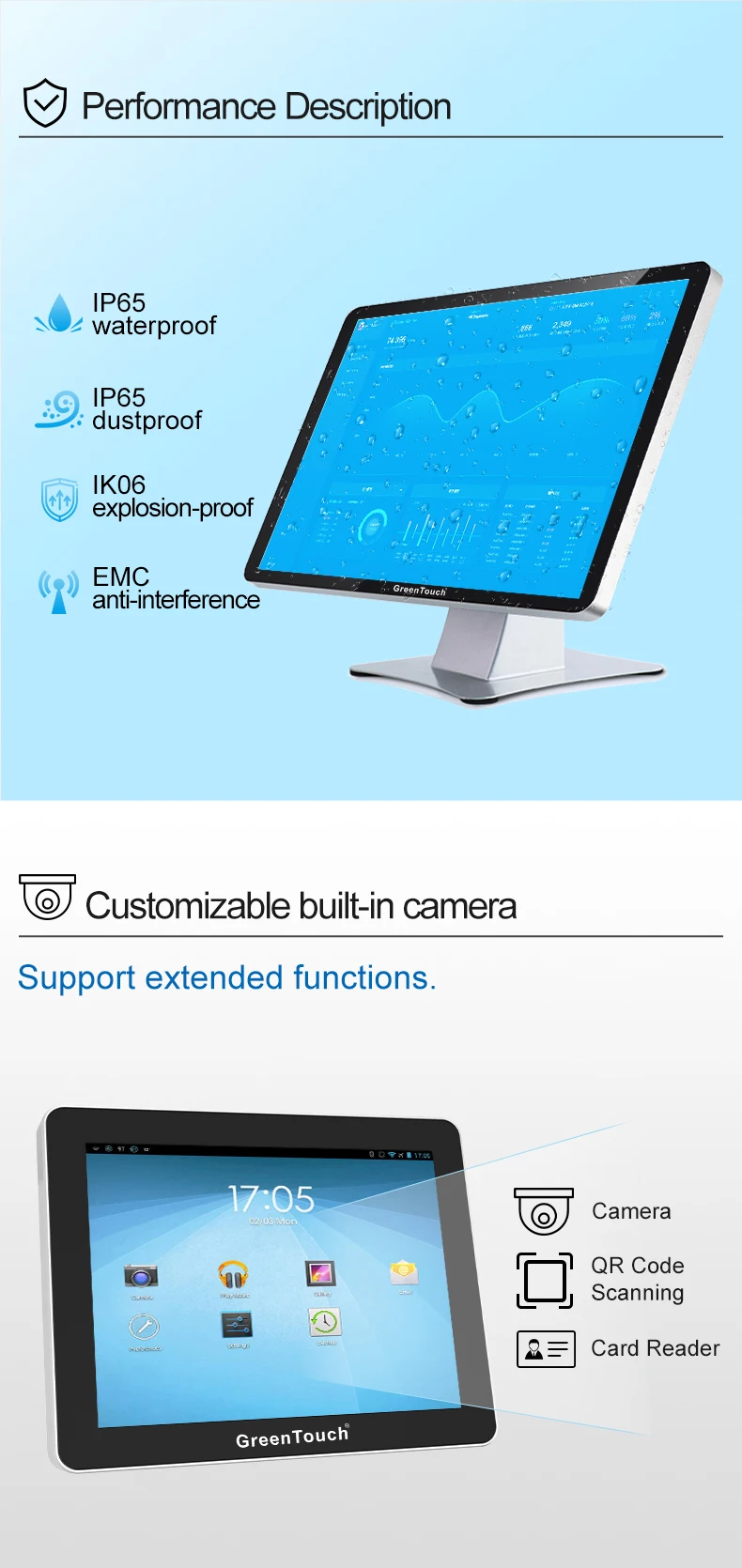Factory 12.1 Inch Tft Lcd Desktop Touch Monitor 1024 * 768 Touch Screen ...